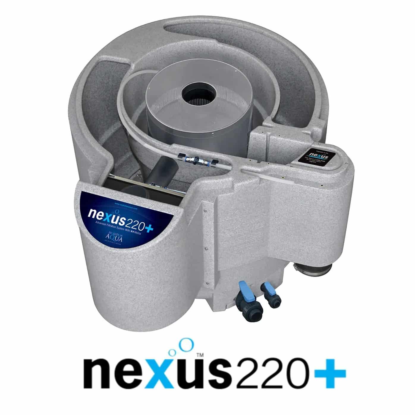 Evolution Aqua Nexus 220+ gravity fed koi pond filtration system with moving bed media