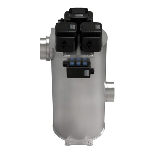 Oase Bitron Premium 180 Watt stainless steel ultraviolet clarifier with triple 60W lamps and 110mm connections