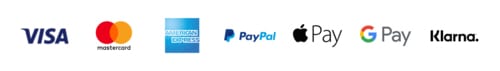 Payment methods accepted including Visa Mastercard and bank transfer