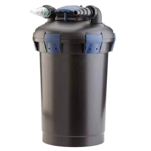 Oase BioPress 10000 compact pressurised pond filter with integrated 11W ultraviolet clarifier