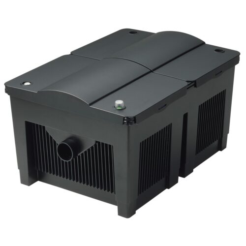 Oase BioSmart 36000 gravity return box pond filter with multi stage foam filtration and pollution indicator