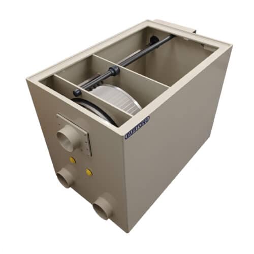 Burtons BD 150 Combi self cleaning drum filter with integrated biological chamber for koi ponds