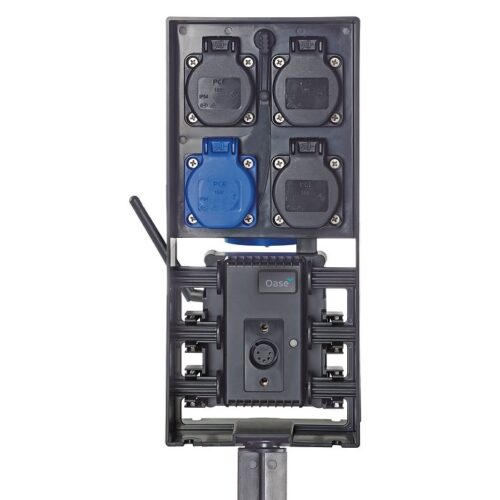 Oase InScenio FM Master Cloud smart pond power management system controlling pumps and filters