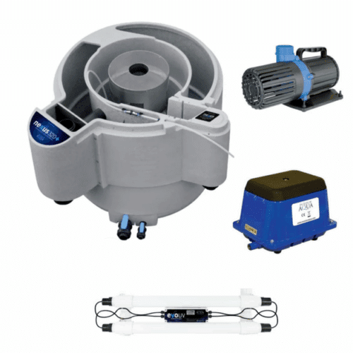 Evolution Aqua Nexus 320+ Complete Filter Set including Varipump 20000, EvoUV 110w, Airtech 95 and genuine Nexus lid for koi ponds up to 34000 litres