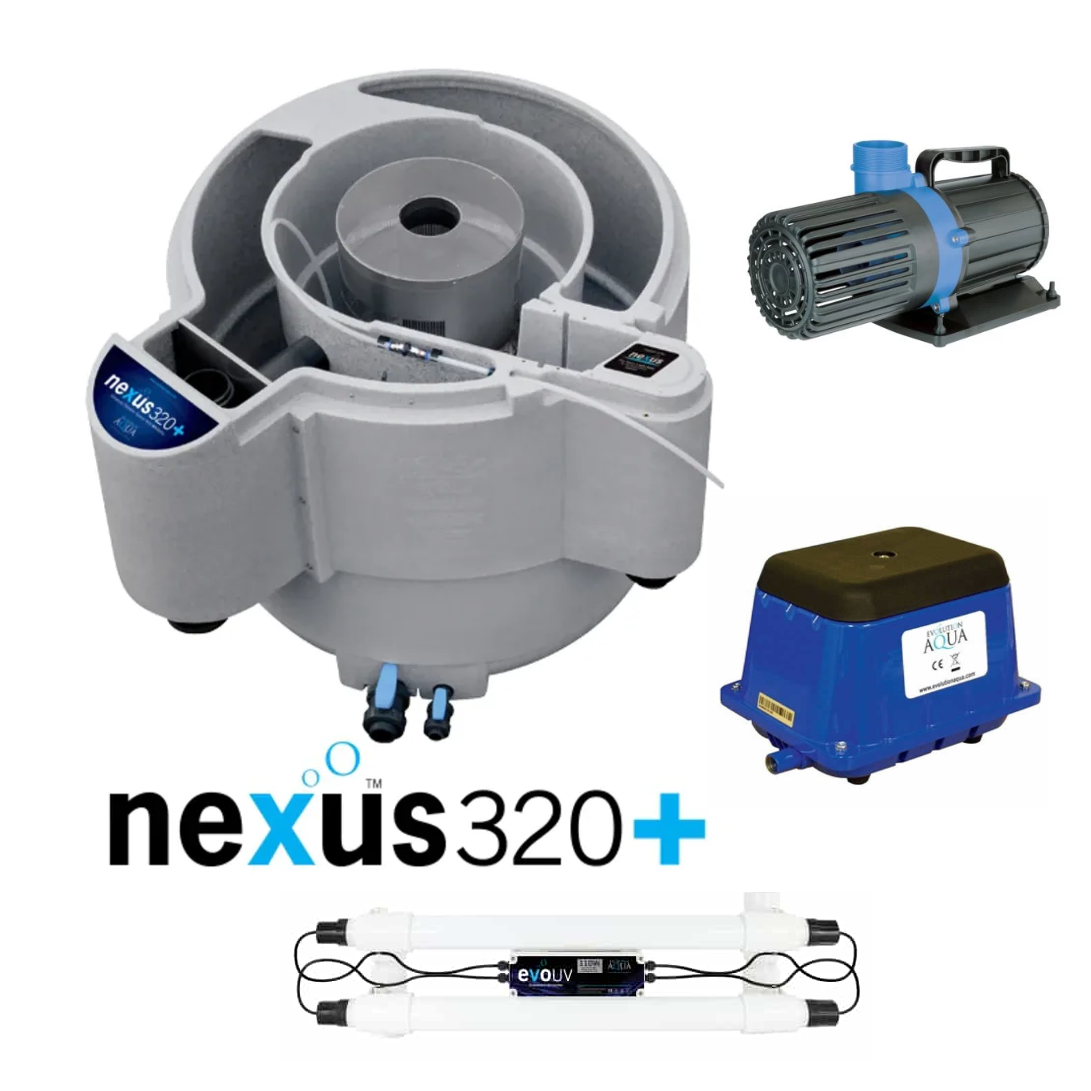 Evolution Aqua Nexus 320+ Complete Filter, Pump, UV, Airpump Set
