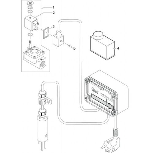 Oase ProfiClear Guard Auto Top Up System Diagram