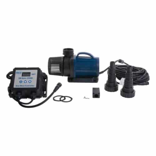 AquaForte DM Vario S pond pump with all included components and controller