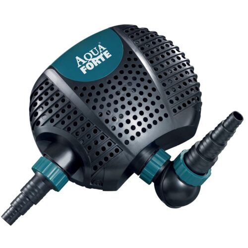 AquaForte O Plus Series pond pump with compact submersible design and protective cage