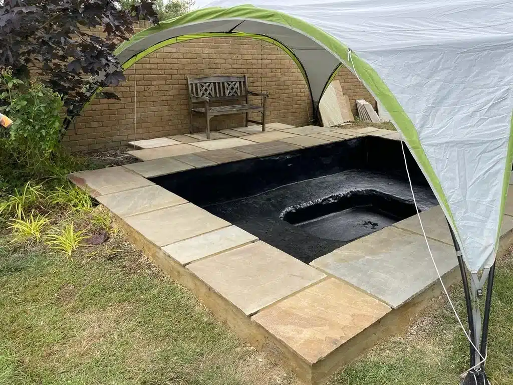 Pond fibreglassed by That Pond Guy in Kent, London, Essex, Surrey, Sussex Pond fibreglassed by That Pond Guy in Kent, London, Essex, Surrey, Sussex
