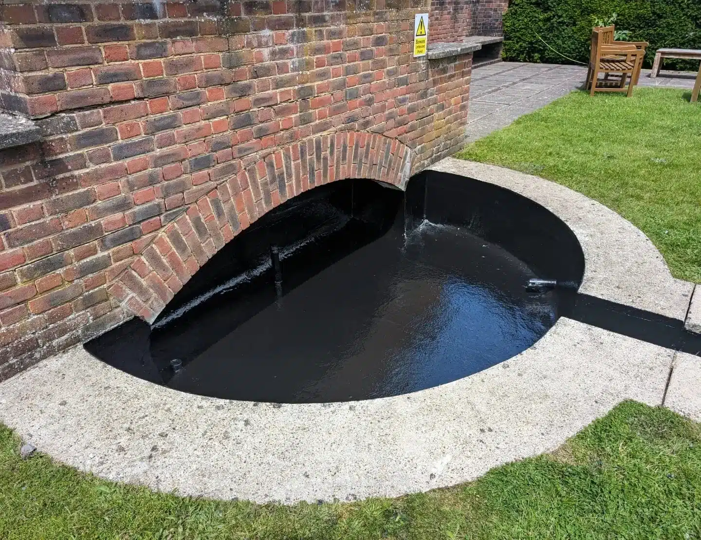 Leak-proof fibreglass pond with professional finish in Surrey Leak-proof fibreglass pond with professional finish completed by That Pond Guy in Surrey, providing a watertight, durable, and long-lasting pond solution.