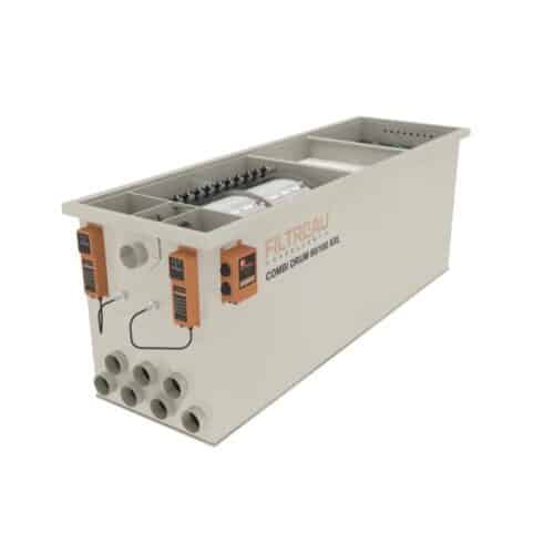 Filtreau Excellent Combi Drum 80/100 XXL Inline large koi pond drum filter system