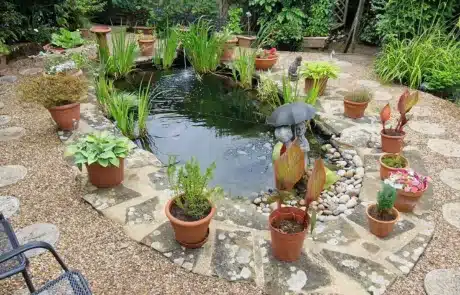 Pond Relined and Repaved with Clear Water by That Pond Guy in Kent A beautifully relined and repaved pond by That Pond Guy in Kent, featuring crystal-clear water and a seamless, durable finish.