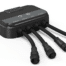 OASE Switch Controller with multiple connection ports for white and RGB lights, designed for smart app-controlled outdoor lighting systems.