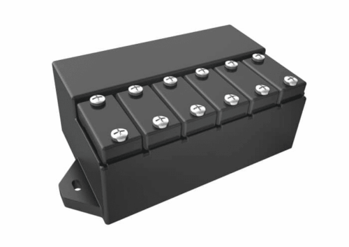 ProfiLux Garden LED Controller, a waterproof IP68-rated power unit designed to control up to 4 RGB LED spotlights for pond and garden lighting.