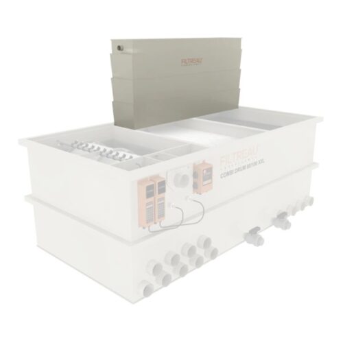 Filtreau Excellent Combi Drum 80/100 XXL Trickle Bakki shower add on module for large koi pond filtration
