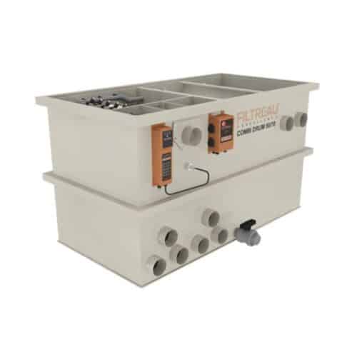 Filtreau Excellent Combi Drum 50/70 self cleaning drum filter with dual 80W UV for large koi pond filtration
