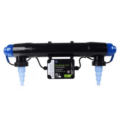 TMC Pro Pond UV15 UV pond clarifier, 16-watt ultraviolet pond steriliser for controlling algae and bacteria in ponds up to 15,000 litres.