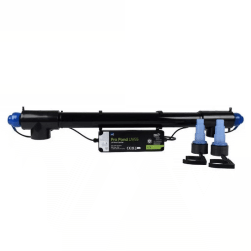 TMC Pro Pond UV55 UV pond clarifier, 55-watt ultraviolet steriliser for algae control and clear water in large ponds up to 55,000 litres.
