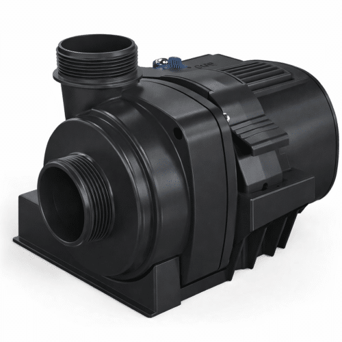 AquaMax Eco Dry Mounted Premium Pump for dry installation showing external pond pump connected to filtration system