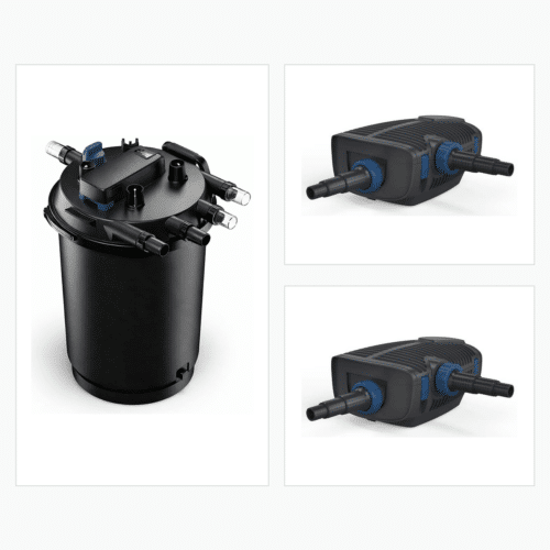 Oase FiltoClear 90000 Set OC with two AquaMax Eco Premium 21000 pond pumps
