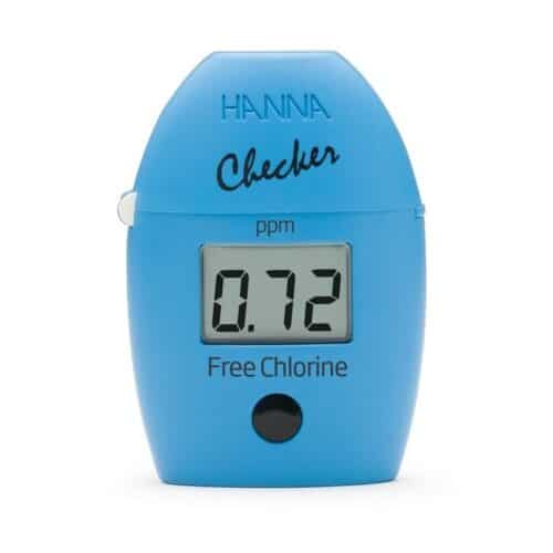 Hanna HI701 handheld digital chlorine tester for pools and water testing