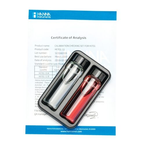 Hanna HI-701-11 free chlorine calibration standards for HI701 checker