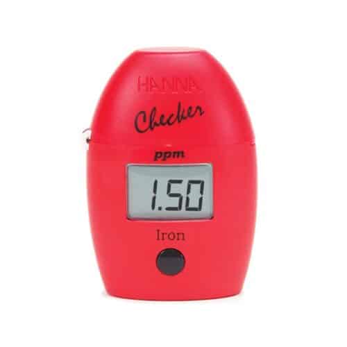 Hanna HI721 handheld digital iron tester for water quality and irrigation testing