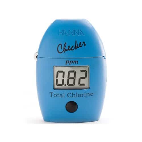 Hanna HI711 handheld digital total chlorine tester for pools and water testing