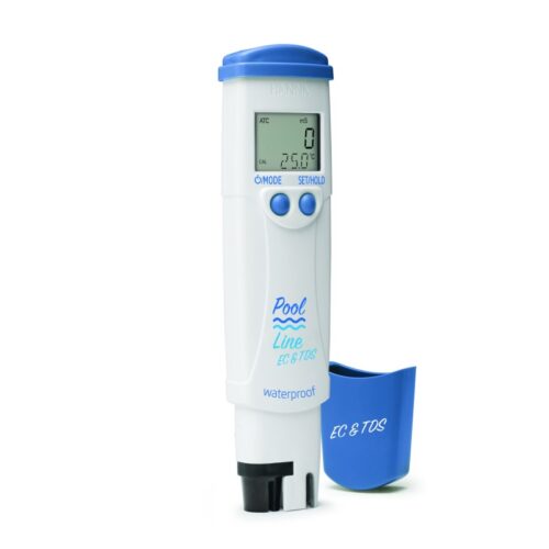 Hanna HI-983124 waterproof floating EC and TDS tester for pools
