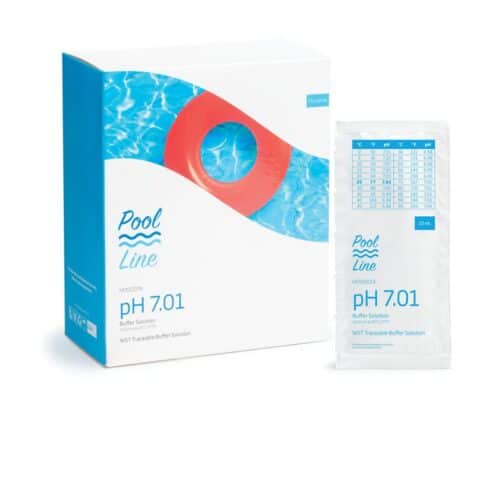 Hanna HI-700074P pH 7.01 buffer solution sachets for pH meter calibration