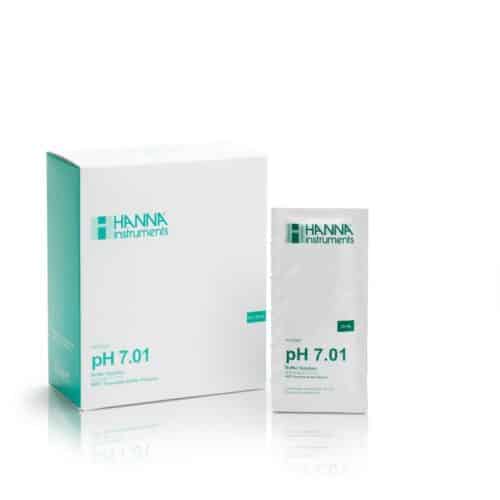 Hanna HI-70007P pH 7.01 neutral buffer calibration sachets for pH meters