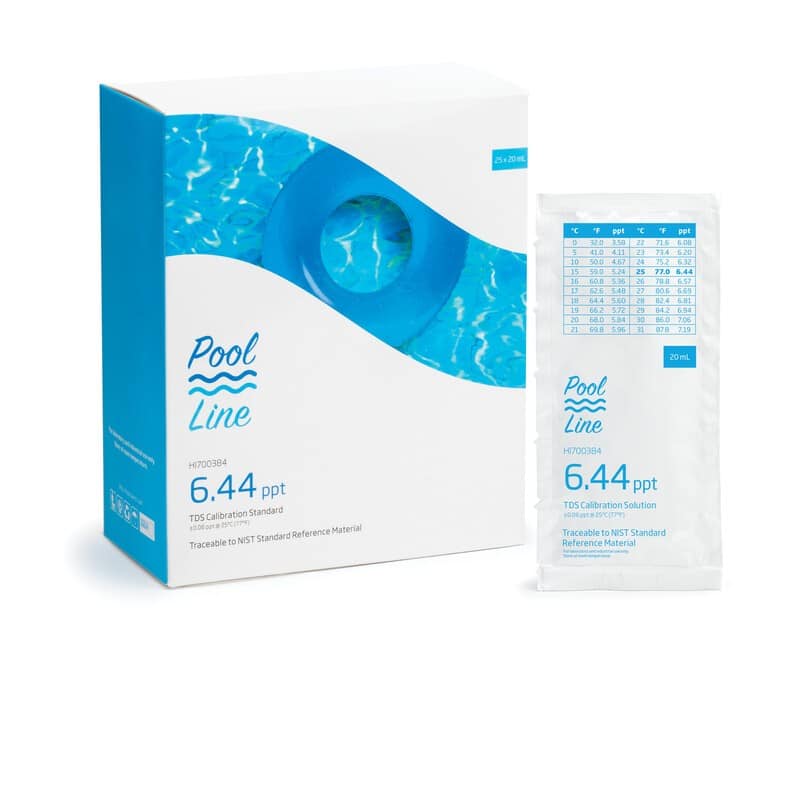 Hanna HI-700384P TDS calibration solution sachets 6.44 ppt