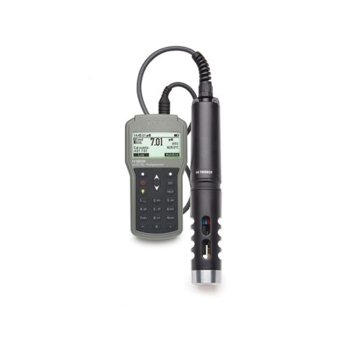 Hanna HI-98194 portable meter measuring pH EC DO ORP salinity