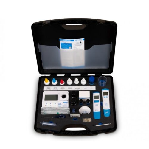 Pool Test 7 professional digital pool water testing kit with multiple instruments