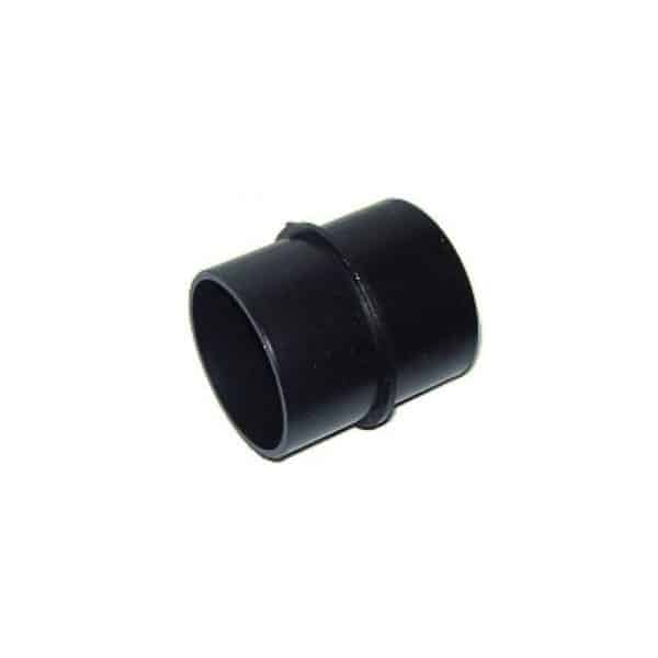 Black waste male-male joiner solvent weld fitting for pond and drainage systems