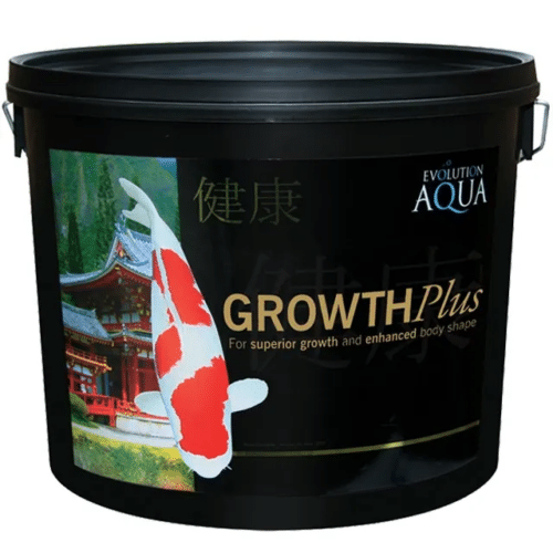 Evolution Aqua Growth Plus Food high protein koi pellets with prebiotics and Omega oils for healthy fish growth