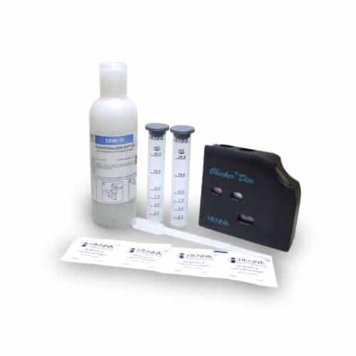 Hanna HI-38018 manual free chlorine test kit with comparator and reagents