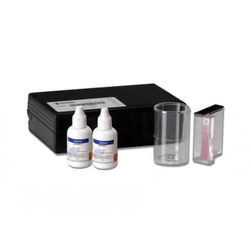 Hanna HI-3830 bromine test kit with reagents and comparator cube