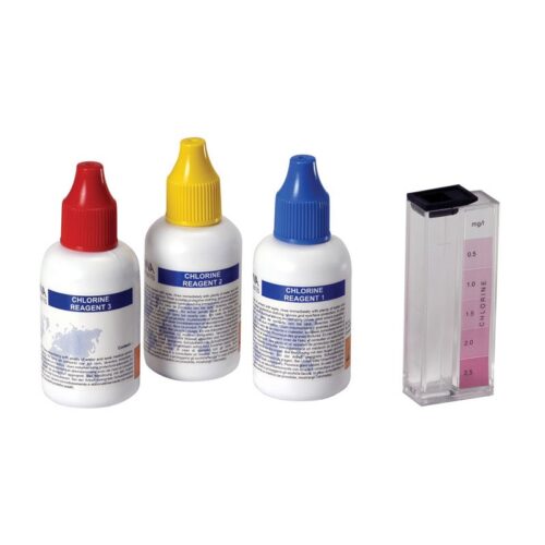 Hanna HI-3831T total chlorine water testing kit with colour comparison cube