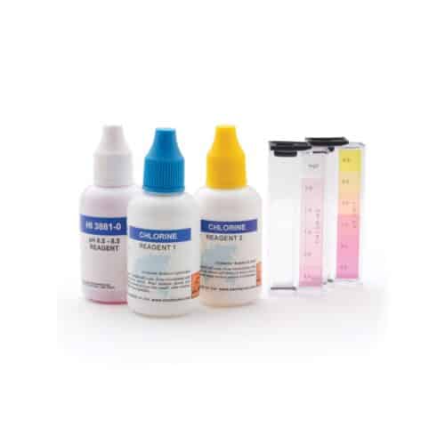 Hanna HI-3887 swimming pool test kit for chlorine and pH measurement