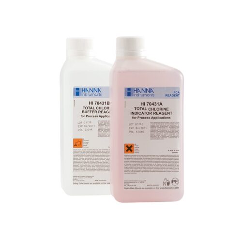 Hanna HI-70431 buffer citrate reagent for total chlorine testing in PCA analyzers