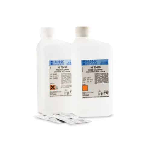 Hanna HI-70480 complete free chlorine reagent set for PCA analyzers