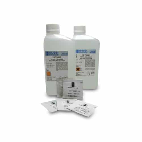 Hanna HI-70481 complete total chlorine reagent set for PCA analyzers