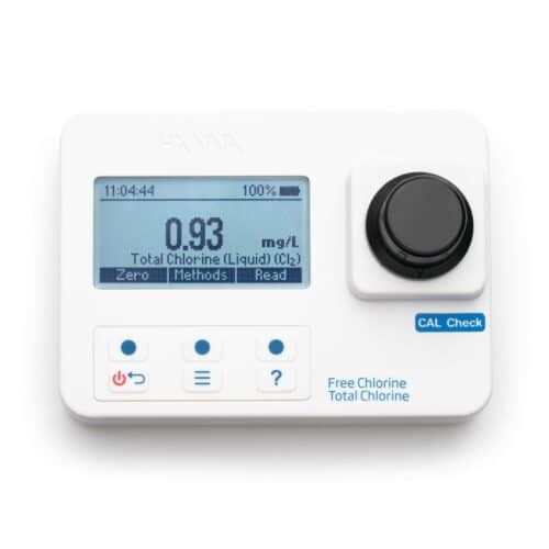 Hanna HI-97711 portable photometer for free and total chlorine testing
