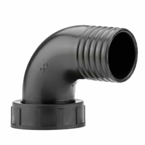 Oase Bitron 90 degree hose connection for 2 inch flexible pond pipe systems