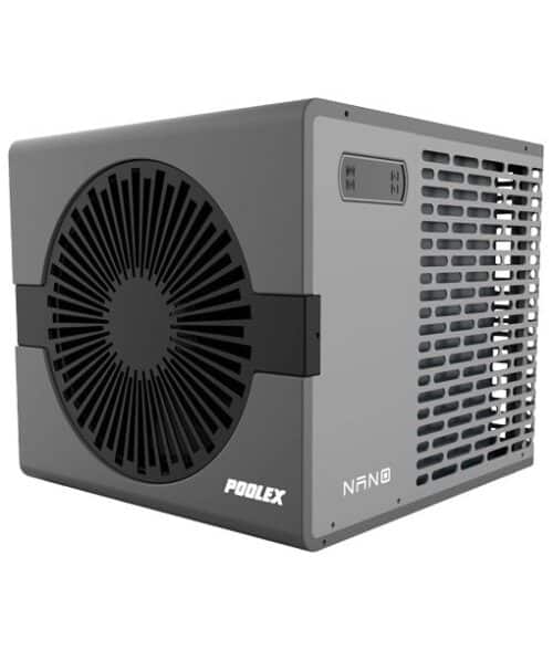 Poolex Nano compact swimming pool heat pump with Wi-Fi control for above-ground pools