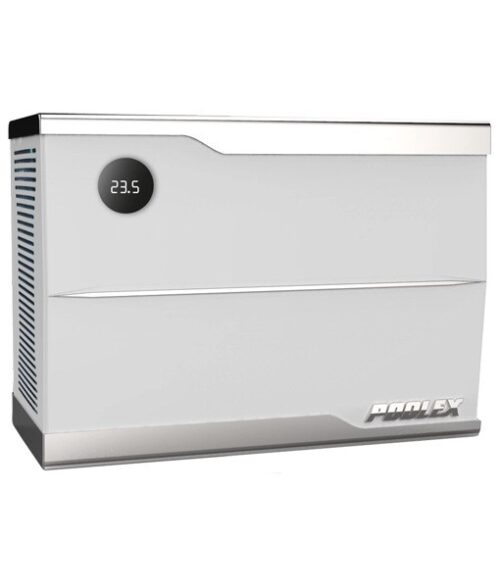 Poolex SilentJet Fi swimming pool heat pump with Full Inverter technology and ultra-quiet rear ventilation