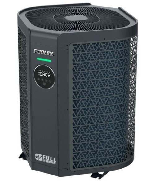 Poolex Vertigo Fi vertical inverter swimming pool heat pump with Wi-Fi control