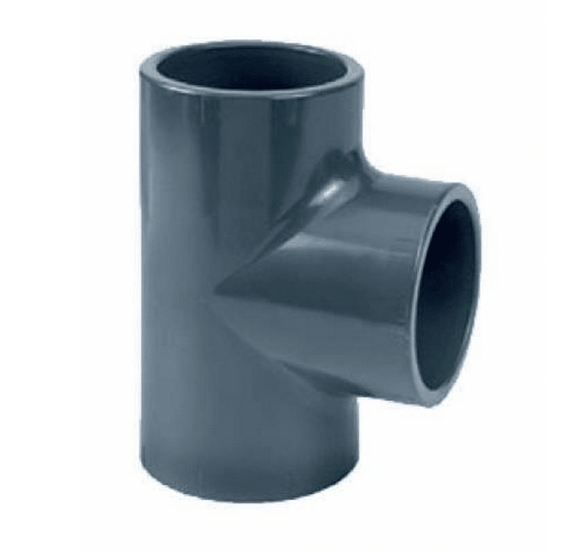 PVC Imperial pressure pipe equal tee fitting for koi pond systems
