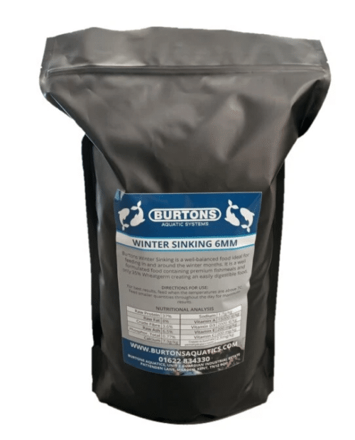 Burtons Winter Sinking Food for koi and pond fish in cooler water